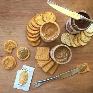 Justin's Classic Peanut Butter, Only Two Ingredients, No Stir, Gluten-free, Non-GMO, Responsibly Sourced, 28 Ounce Jar - Peanut Butter Squeeze Packs