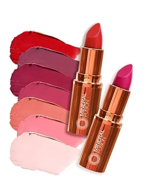 Mineral Fusion Lipstick, Ruby, .14 Ounce - Mineral Fusion Retractable brow pencil, cosmetics