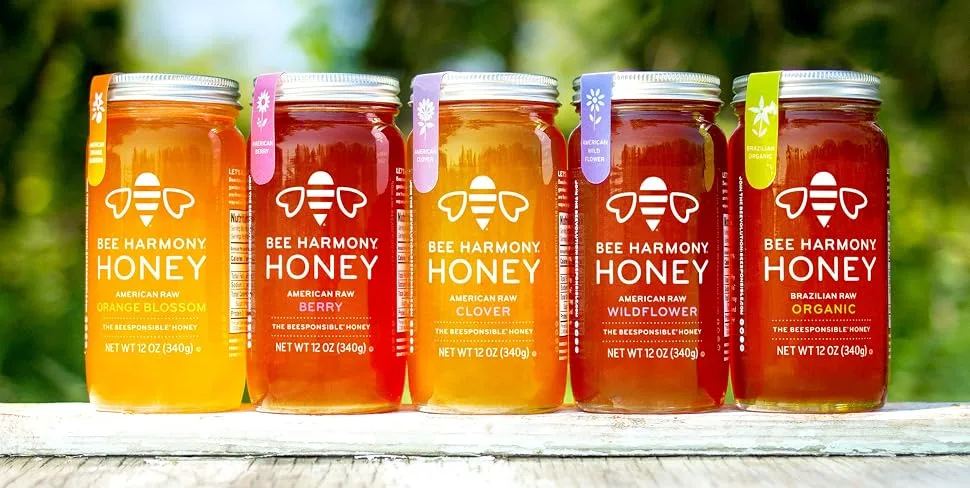 Bee Harmony American Raw Orange Blossom Honey, 12 Ounce Orange Blossom 12 Ounce (Pack of 1) - product information 2