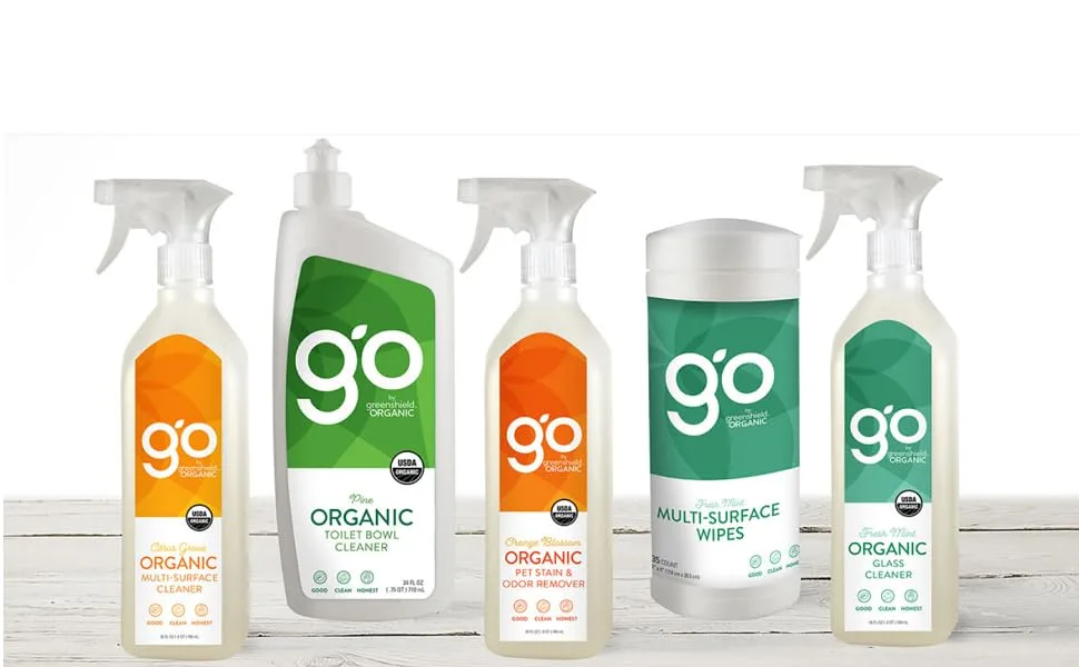 GO by greenshield organic, USDA Certified Organic 26 oz. Multi-Surface Cleaner- Citrus Grove - product information 1