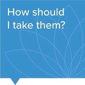 Hyland's Naturals Calm Tablets, Stress Relief Supplement, Natural Relief Of Anxiousness, Nervousness, And Irritability, 50 Count - How should I take them?