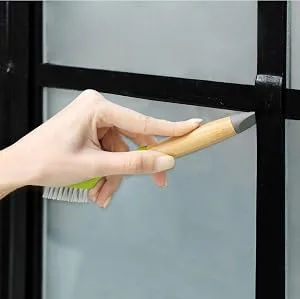 Full Circle Micro Manager Home & Kitchen Detail Cleaning Brush, 1 EA, White - grout;grout brush;tile grout