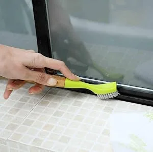 Full Circle Micro Manager Home & Kitchen Detail Cleaning Brush, 1 EA, White - kitchen;faucet;stove;corner