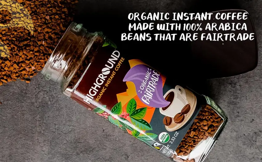 Highground Organic Instant Decaf Coffee, 3.53 Ounce Decaf Coffee 3.53 Ounce (Pack of 1) - Highground Organic Instant Coffee