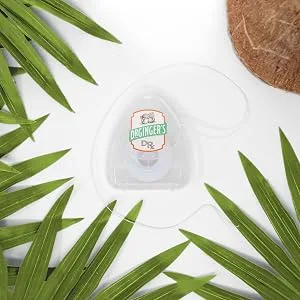 Dr. Ginger's Coconut Oil Toothpaste with White Activated Charcoal, 4 oz, 1 Count - Coconut Mint Flavor 4 Ounce, 1 Count - White Charcoal Floss