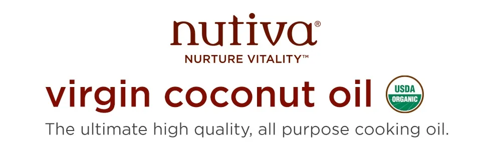 Nutiva Organic Cold-Pressed Virgin Coconut Oil Pouch, 12 Fl Oz, USDA Organic, Non-GMO, Fair Trade, Whole 30 Approved, Vegan, Keto, Fresh Flavor and Aroma for Cooking & Healthy Skin and Hair - virgin coco oil