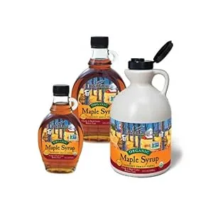Coombs Family Farms Maple Stream Sprayable Maple Syrup Organic Grade A, Amber Color, 7 Fl Oz - organic grade a dark robust intense versatile topping cooking strong maple flavor meet glazes cookin