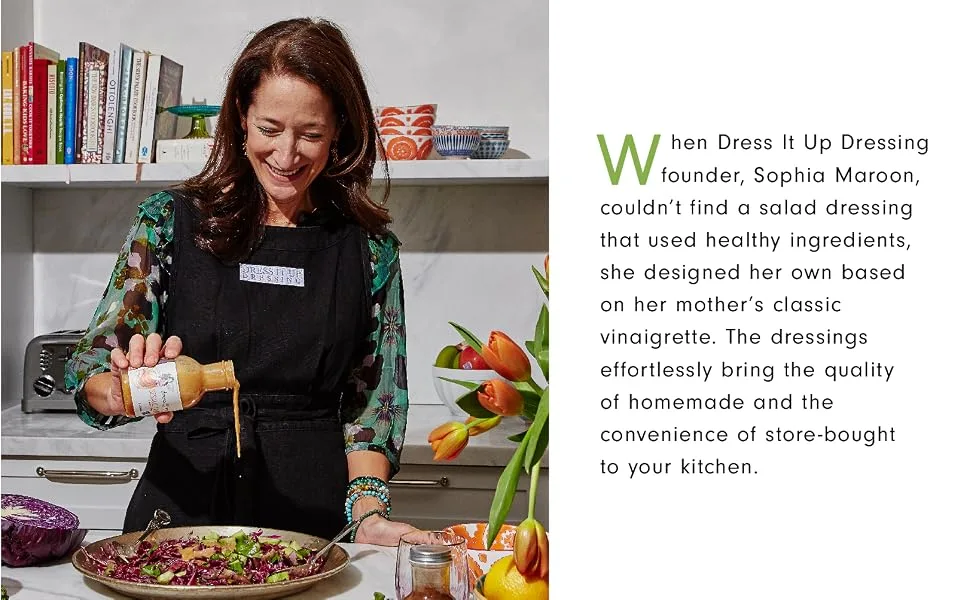 Dress it Up Dressing - Versatile Salad Dressing & Marinade (Sesame Tahini) - balsamic vinaigrette Salad dressing toppings kit bowl container to go dressings packets bottles