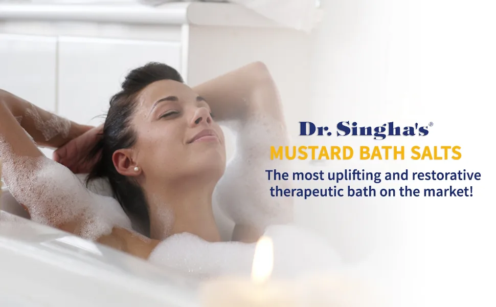 Dr. Singha's Mustard Bath, Therapeutic Bath Salts, 2 Oz 2 Ounce - 2 oz