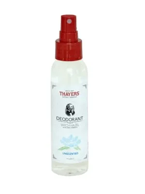 THAYERS Witch Hazel Deodrant Aloe Vera Formula Unscented Fl Oz, 4 Ounce - Unscented