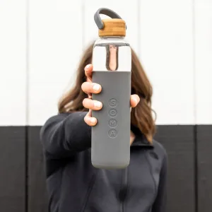 Soma Glass Water Bottle with Silicone Sleeve, BPA-Free, Blush, 25oz 25oz Blush - test