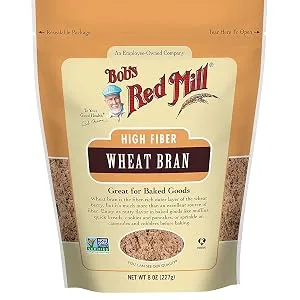 Bob's Red Mill Wheat Bran, 8 Oz 8 Ounce (Pack of 1) - Bobs Red Mill
