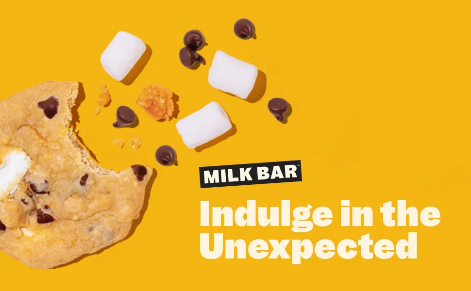 MILK BAR Chocolate Chip Cookie with Gooey Marshmallow and Crunchy Cornflakes, 4 individually wrapped packs of two cookies each - Milk Bar Cornflake Chocolate Chip Marshmallow Cookies