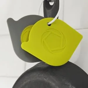 Full Circle Power Couple-Pan Scraper, Grey, One Size, Gray - Scrapper, Cast Iron, Pan, Cleaner, Scrub, Scrubber, Kitchen, Tool, Brush, Sponge, Pot, Recycle, Pair