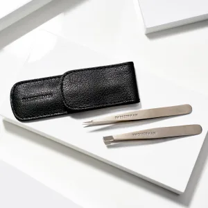 Tweezerman Petite Tweeze Set Assorted Colored Pouches Assorted Case Colors - image