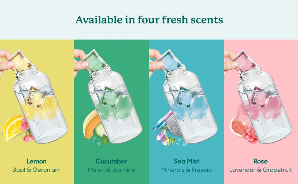 Gelo - Foaming Hand Soap Refill Pods | Eco-Friendly | 40oz Refill (Sea Mist, Mineral & Freesia) - Available in four fresh scents