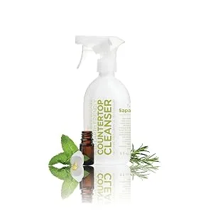 Sapadilla Sweet Lavender + Lime Biodegradable Countertop Cleanser Spray, 16 Ounce, (Pack of 1) - Sapadilla granite Countertop cleaner quartz caldrea sci method wuartz granet giani marble zum