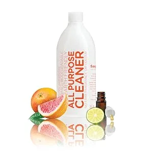 Sapadilla Grapefruit + Bergamot Biodegradable All-Purpose Cleaner Concentrate, 25 Ounce - Sapadilla All Purpose kitche bathroom countertop cleaner with grapefruit plus bergamot scent