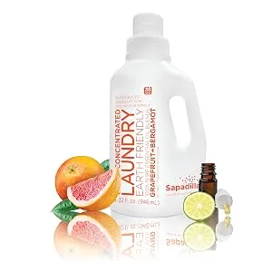 Sapadilla Grapefruit + Bergamot High Efficiency (he) Biodegradable Laundry Detergent Liquid , 32 Ounce - Sapadilla liquid laundry detergent mrs meyers method 7th generation seventh persil puracy natural