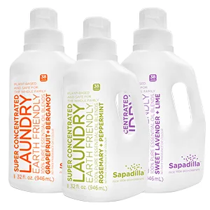 Sapadilla Sweet Lavender + Lime High Efficiency (he) Biodegradable Laundry Detergent Liquid , 32 Ounce - Sapadilla liquid laundry detergent mrs meyers method 7th generation seventh persil puracy natural