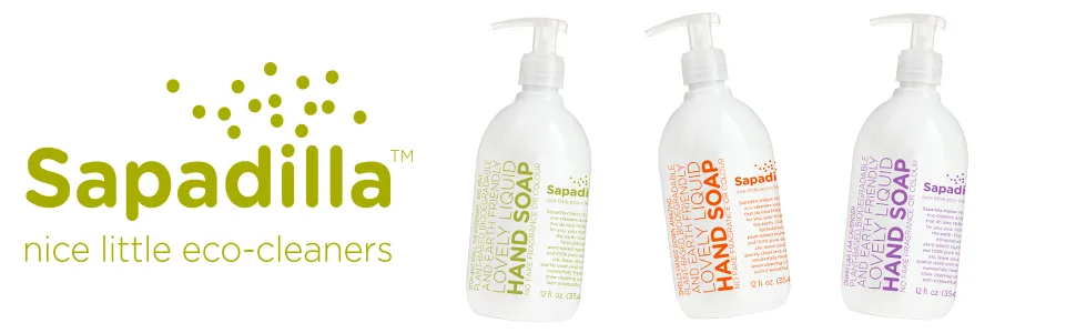Sapadilla Rosemary + Peppermint Biodegradable Liquid Hand Soap Pump, 12 Ounce, (Pack of 1) Rosemary + Peppermint 1 Pack - Sapadilla Liquid hand Soap pump bottle dispenser mrs meyers method puricy dr watkins jr