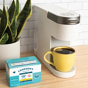 Cameron's Coffee Single Serve Pods, Jamaican Blend, 12 Count (Pack of 1) Jamaican Blend 12 Count (Pack of 1) - Single Serve, K Cup, Coffee, Maker, Keurig, Pod, Roast, Blend, Medium, Dark, Espresso, Decaf, Brew