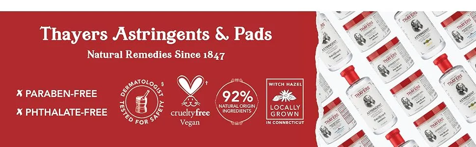 THAYERS Camphor Pain Relieving Pads, Clear/White, Witch Hazel, 60 Count (Pack of 1), Packaging May Vary Medicated 60 Count (Pack of 1) - pads 1.2