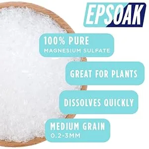 Epsoak Epsom Salt - 2 lbs. USP Magnesium Sulfate Unscented - 2 lb. Bag - product information 4