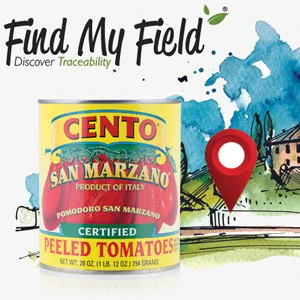 Cento San Marzano Peeled Tomatoes, 28 oz - traceability