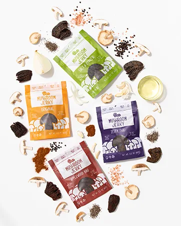 Pan's Mushroom Jerky (Salt & Pepper) Salt & Pepper 2.2 Ounce (Pack of 1) - product information 2