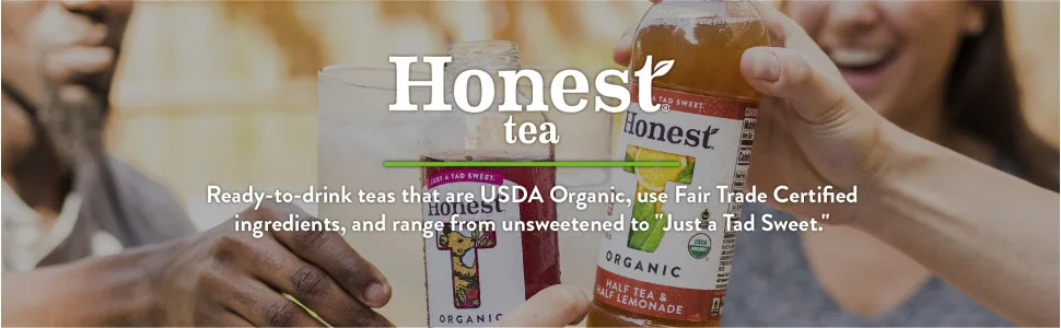 Honest Tea Organic Fair Trade Half Tea & Half Lemonade Gluten Free, 16.9 fl oz - unspecified