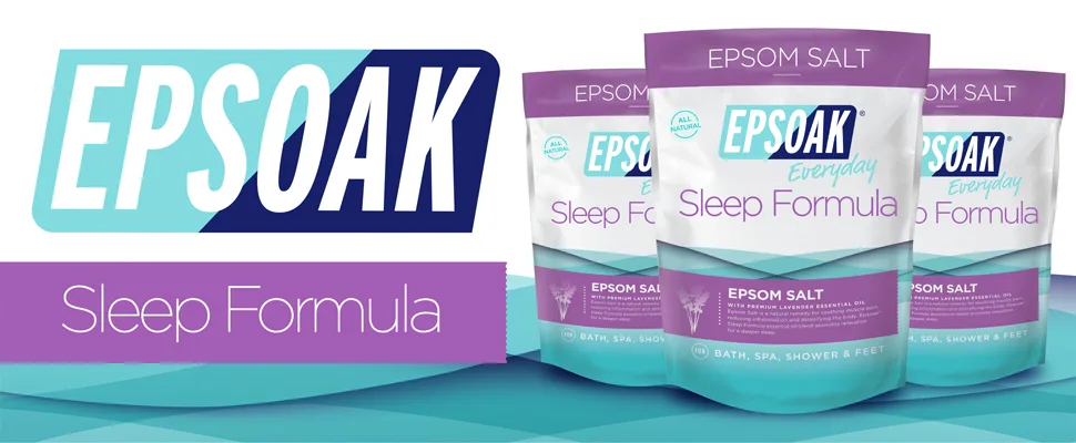 Epsoak Everyday Epsom Salt - 2 lbs. Lavender Sleep Formula 2 Pound (Pack of 1) - product information 2