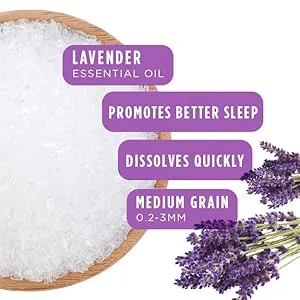 Epsoak Everyday Epsom Salt - 2 lbs. Lavender Sleep Formula 2 Pound (Pack of 1) - product information 3