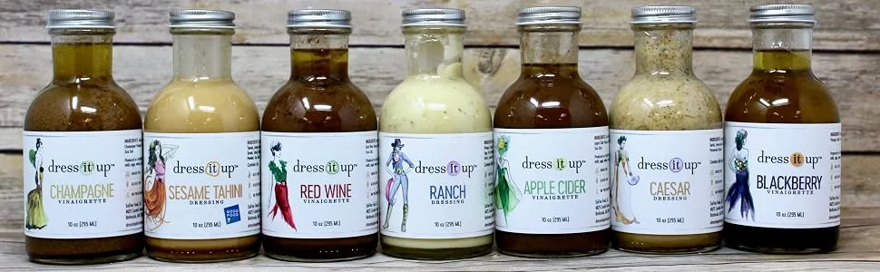 Dress it Up Dressing - Versatile Salad Dressing & Marinade (Champagne Vinaigrette) - local