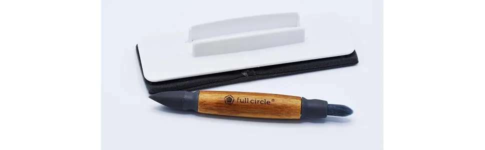 Full Circle Control Alt Clean 3-in-1 Electronics Cleaning Brush Set and Screen Wiper - electronics cleaner, screen cleaner, screen cleaning brush, screen brush, keyboard cleaner