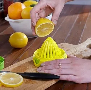 Full Circle Lemon Drops Citrus Ice Cube Infusion Set with Reamer and Silicone Trays, 3-piece Set 3-pack - cocktail;citrus infuser;cocktail set;citrus ice