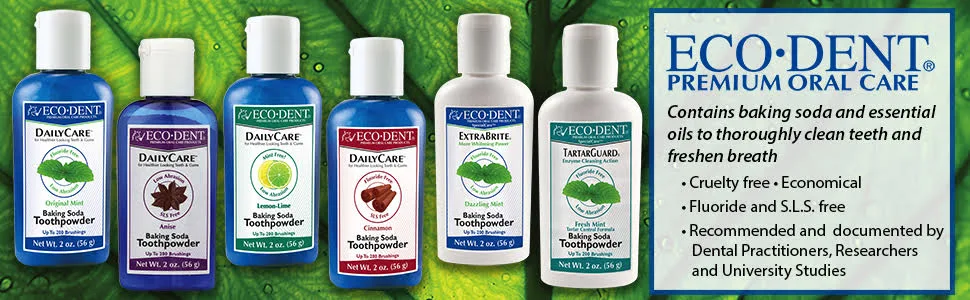 Eco-Dent Toothpowder for Kids, Strawberry 2 oz - ECO-DENT Toothpowders
