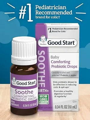 Gerber Good Start, Baby Probiotic Drops, Soothe, 0.34 Ounce Soothe Probiotic Drops - Good Start Soothe Drops