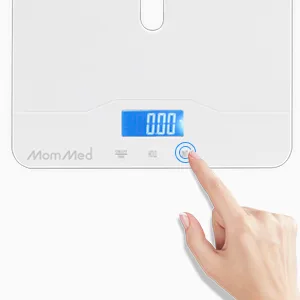 MomMed Baby Scale, Multi-Function Toddler Scale, Baby Scale Digital, Pet Scale, Infant Scale with Hold Function, Blue Backlight, Weight and Height Track (24 inch) - product information 5