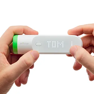 Withings Thermo – Smart Temporal Thermometer, No Contact, Suitable for Baby, Infant, Toddler & Adults, FSA- Eligible New version - whole family