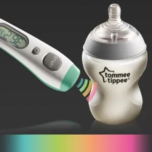 Tommee Tippee Digital No Touch Forehead Thermometer for Baby | Fast 2 Second Results | Fever Indicator | Memory Function - product information 7