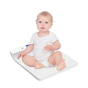 KUBEI Baby Scale, Digital Infant Scale, Multi-Function Digital Scale for Pets, Toddler Scale with Measure Babies Weight and Height Tray, Precision Digital Puppy Scale with kg/lb/oz, Holding Function - Children Weighing