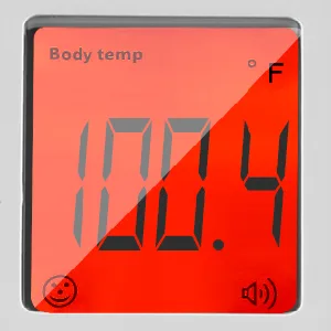 Forehead Thermometer for Adults with 3 in 1 Digital LCD Display, Fever Alarm, Accurate Reading and Memory Function Non-Contact Forehead Thermometer for Body, Room and Surface Measurement - thermometer forehead