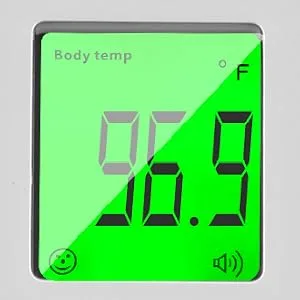 Forehead Thermometer for Adults with 3 in 1 Digital LCD Display, Fever Alarm, Accurate Reading and Memory Function Non-Contact Forehead Thermometer for Body, Room and Surface Measurement - thermometer gun