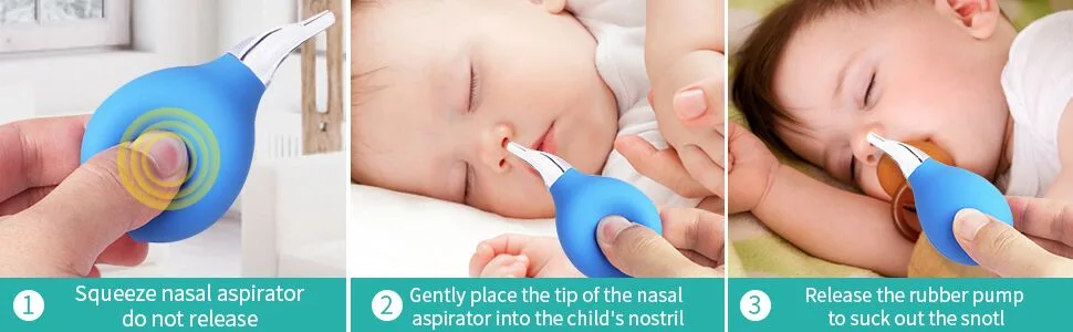 Lamoutor 4Pcs Premium Nasal Aspirator Nose Suction Bulb for Baby - product information 3