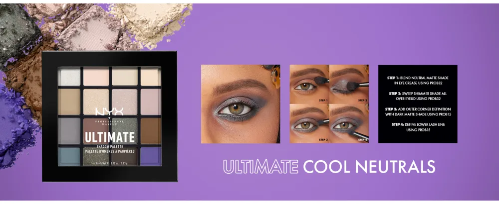 NYX PROFESSIONAL MAKEUP Ultimate Shadow Palette, Eyeshadow Palette - Ultimate Queen - nyx professional makeup ultimate shadow palette eyeshadow palette colorful best drugstore shadow