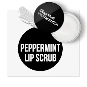 ChapStick Total Hydration Lip Kit Gift Set, Lip Moisturizer, Lip Scrub and Lip Balm Set - 4 Count Lip Kit Gift Set Hydration New - peppermint lip scrub