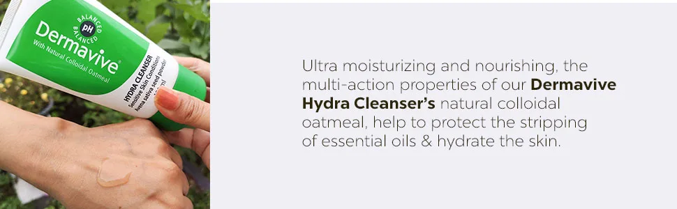 Pre-Makeup Bundle 1 – Dermavive Hydra Cleanser 120ml + Neutriderm Moisturising Lotion 125ml - Dermavive Hydra cleanser to hydrate skin