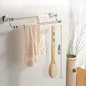 Metene 2 Pack Shower Brush with Soft and Stiff Bristles, Bath Dual-Sided Long Handle Back Scrubber Body Exfoliator for Wet or Dry Brushing 2-PACK - Wet or Dry Brush