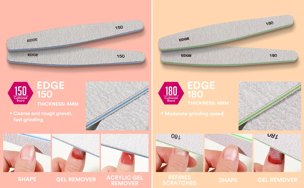 Nail Buffer, Teenitor Nail Files, Gel Nail Files Buffers,12pcs 12 1.0 - product information 3
